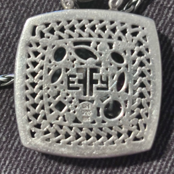 Balissima by EFFY Multi-Stone Ring & Necklace Square Pendant Set - Picture 5 of 12